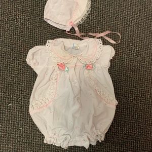 Vintage Summer Baby Romper